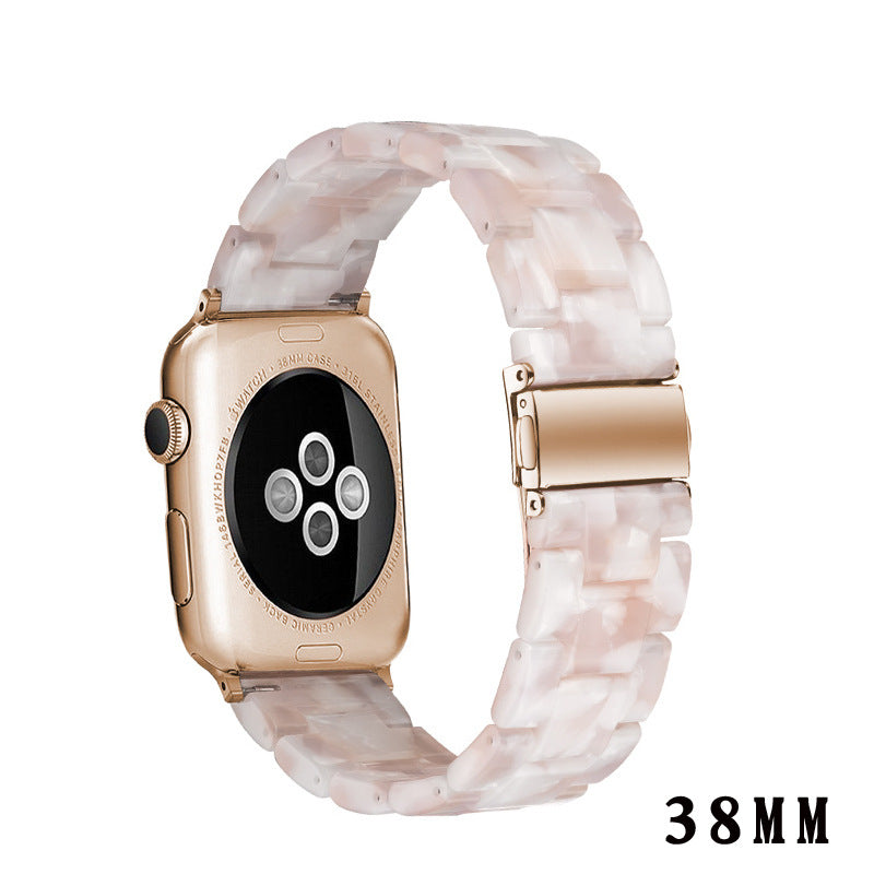 Elegant Resin Bands for iWatch 1-4 (Bulk Purchase)