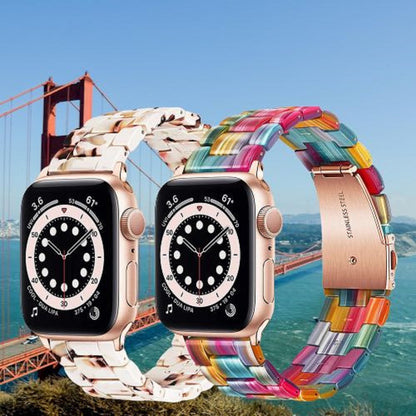Elegant Resin Bands for iWatch 1-4 (Bulk Purchase)