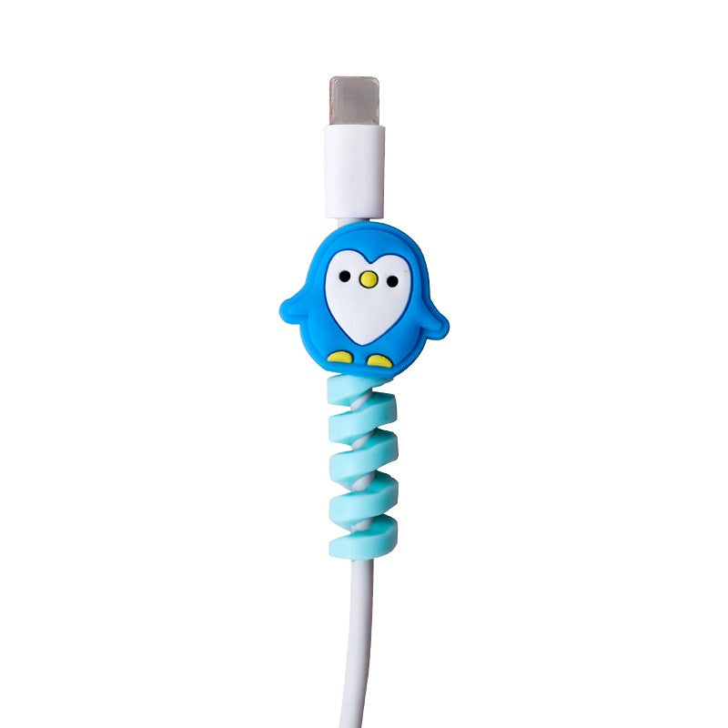 Cute Cartoon Silicone USB Cord Protector