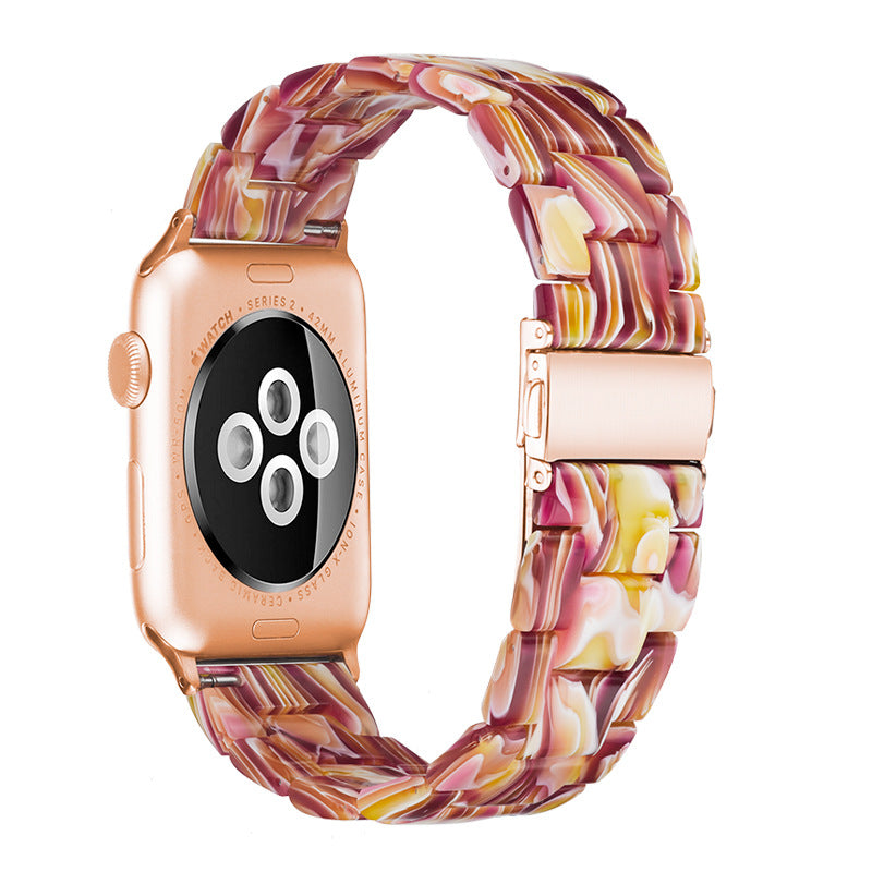 Elegant Resin Bands for iWatch 1-4 (Bulk Purchase)
