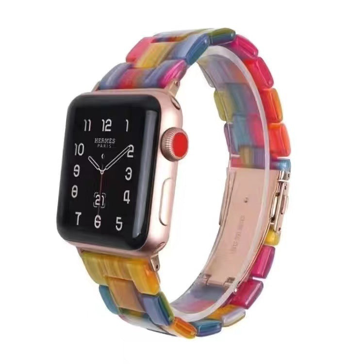 Elegant Resin Bands for iWatch 1-4 (Bulk Purchase)