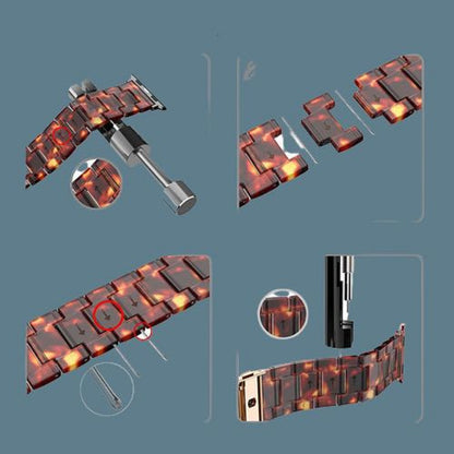 Elegant Resin Bands for iWatch 1-4 (Bulk Purchase)